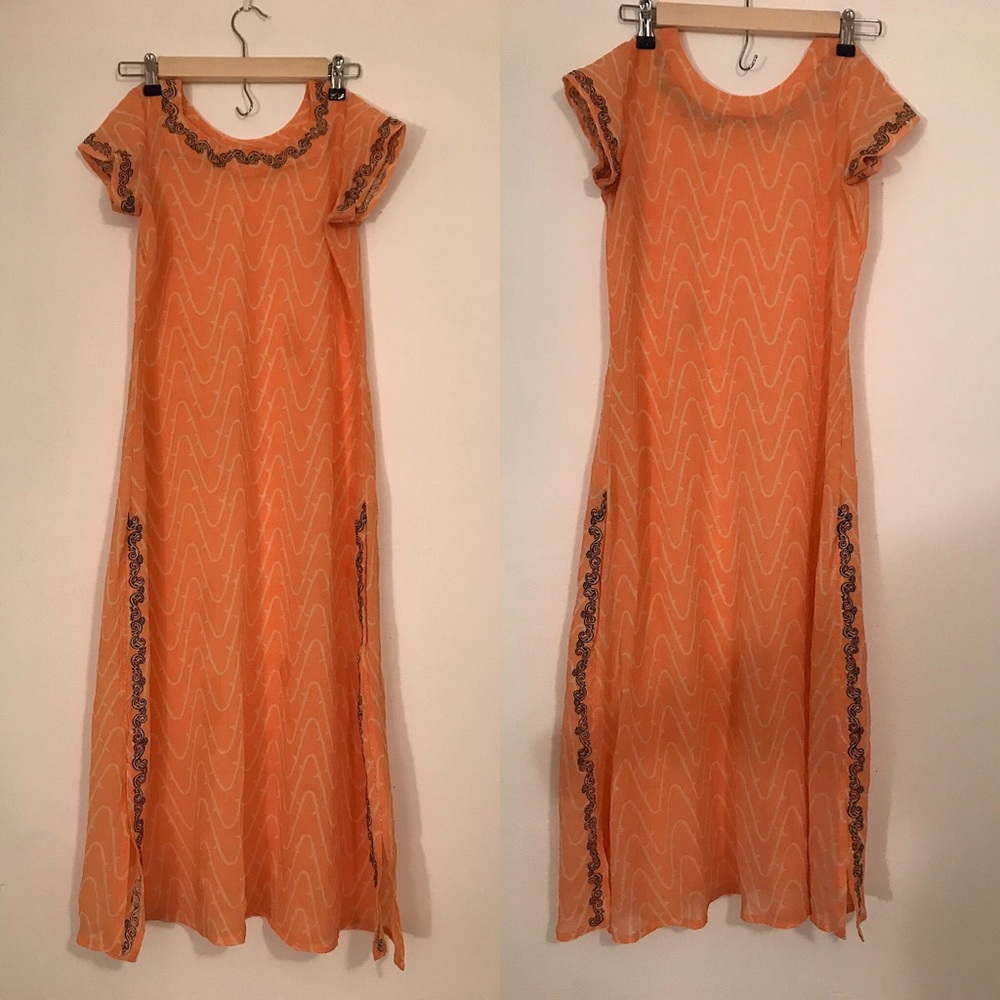 Beautiful Embroidered Indian Tunic Dress